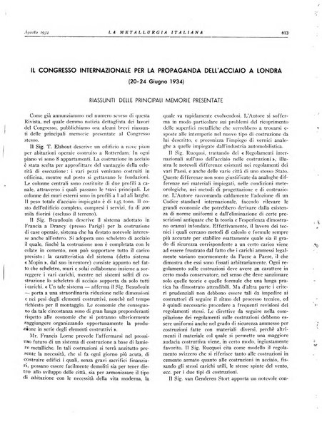 La metallurgia italiana rivista mensile