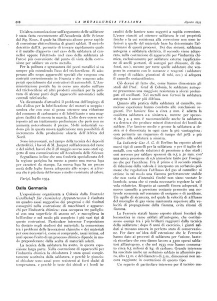 La metallurgia italiana rivista mensile