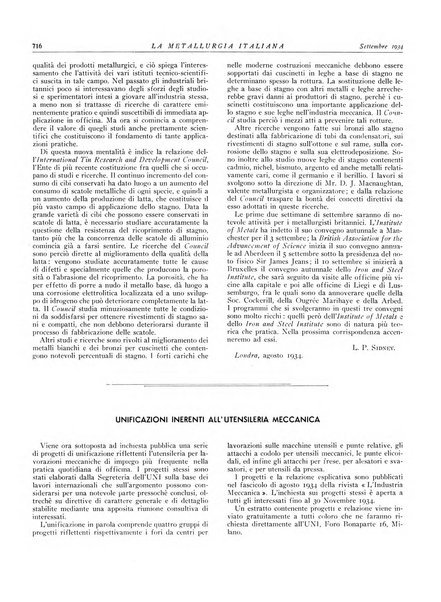 La metallurgia italiana rivista mensile