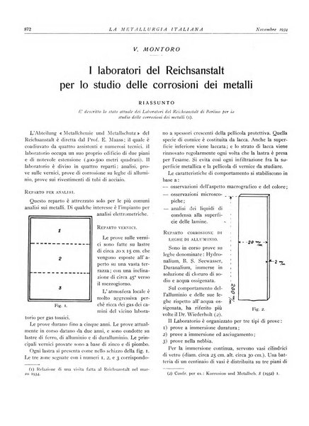 La metallurgia italiana rivista mensile