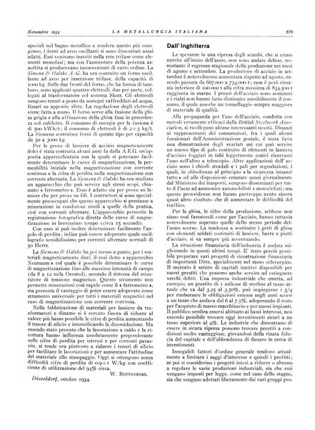 La metallurgia italiana rivista mensile