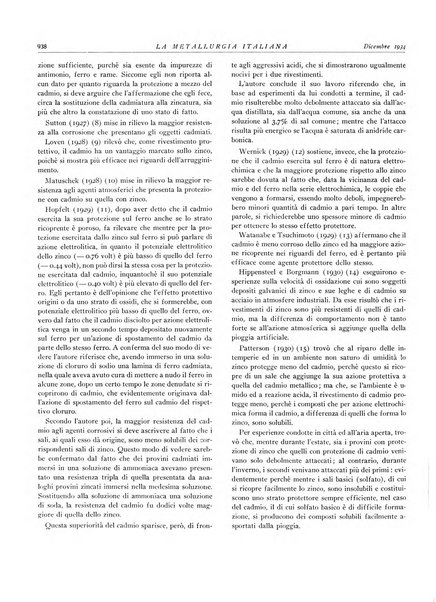 La metallurgia italiana rivista mensile