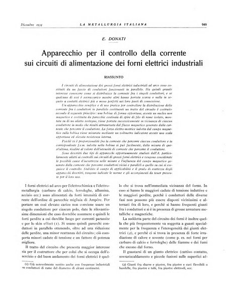 La metallurgia italiana rivista mensile