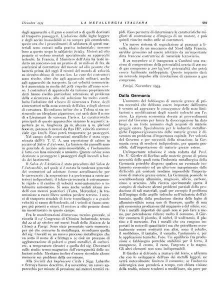 La metallurgia italiana rivista mensile