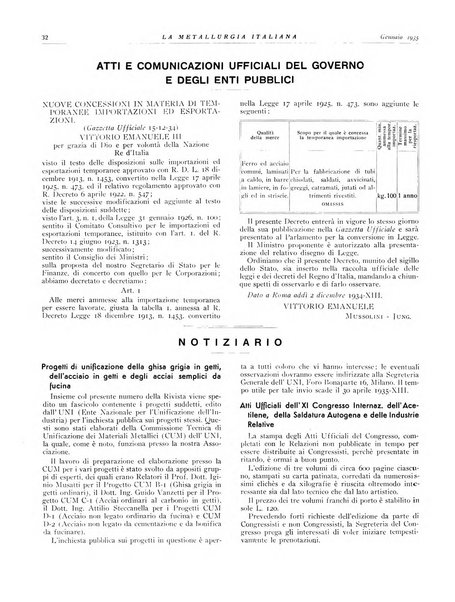 La metallurgia italiana rivista mensile