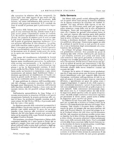 La metallurgia italiana rivista mensile