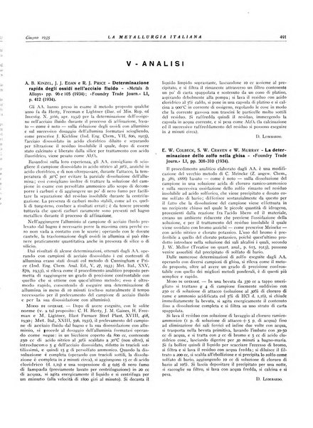 La metallurgia italiana rivista mensile