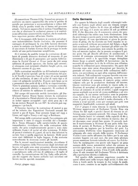 La metallurgia italiana rivista mensile