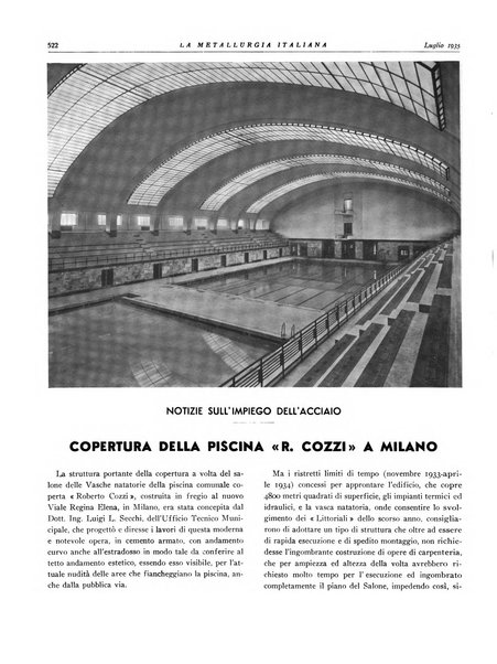 La metallurgia italiana rivista mensile