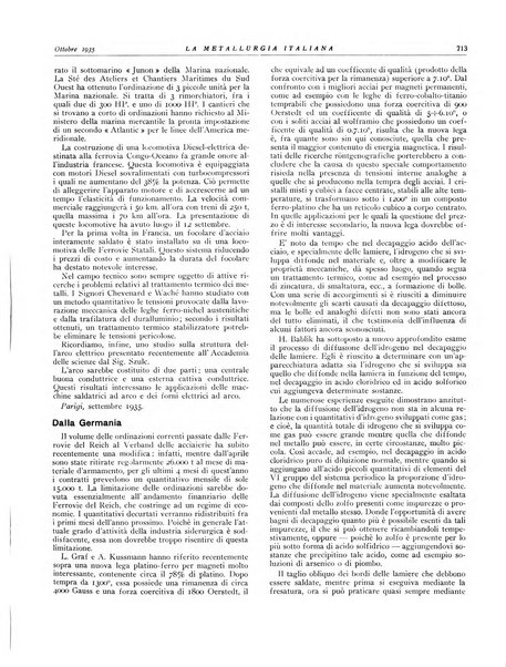 La metallurgia italiana rivista mensile