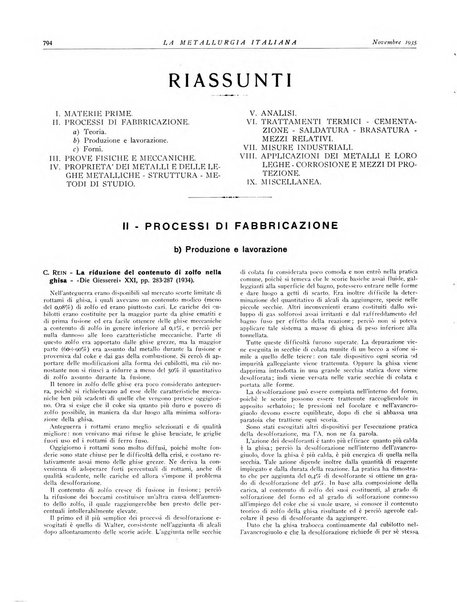 La metallurgia italiana rivista mensile