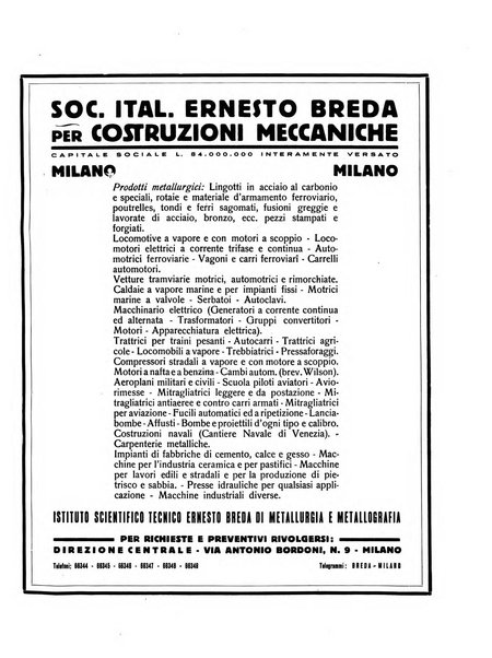 La metallurgia italiana rivista mensile