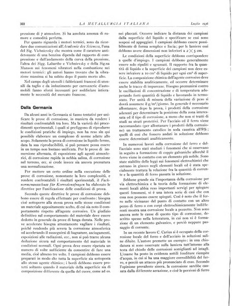 La metallurgia italiana rivista mensile