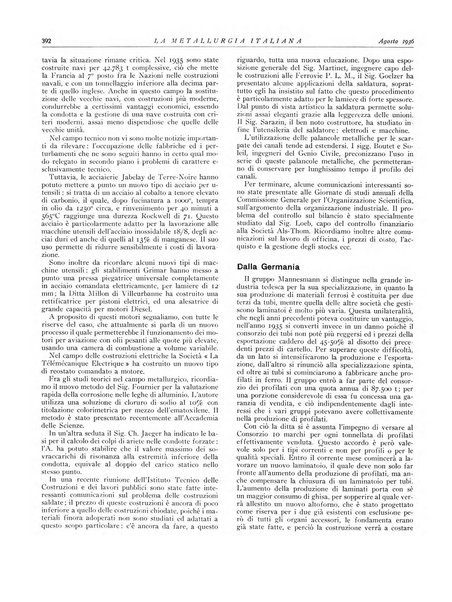 La metallurgia italiana rivista mensile