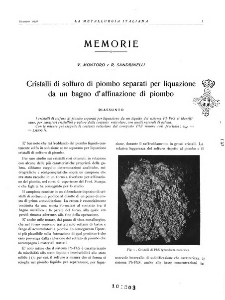 La metallurgia italiana rivista mensile