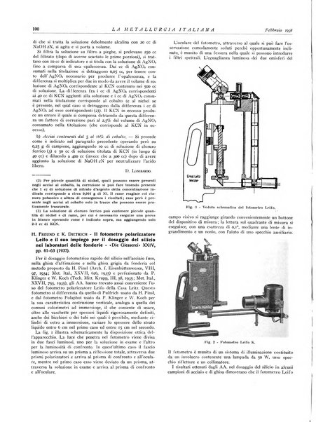 La metallurgia italiana rivista mensile