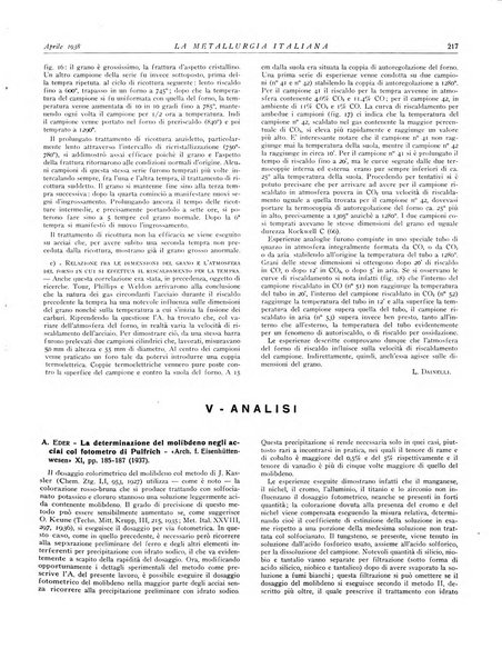 La metallurgia italiana rivista mensile