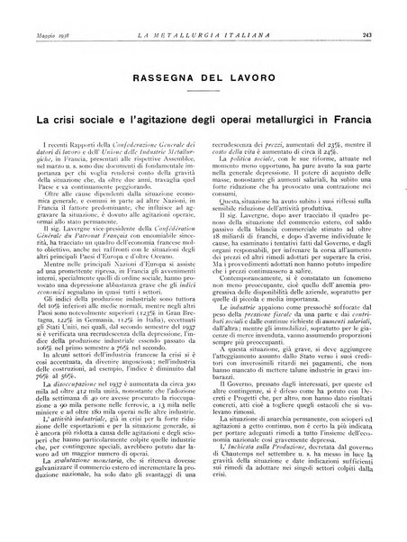 La metallurgia italiana rivista mensile