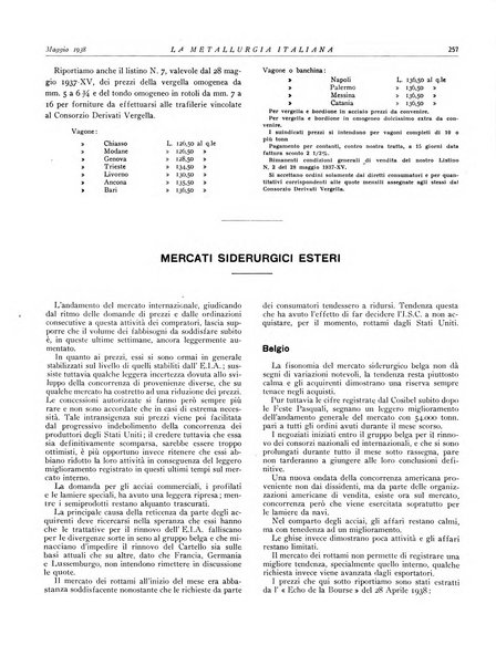 La metallurgia italiana rivista mensile