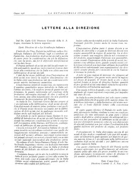 La metallurgia italiana rivista mensile