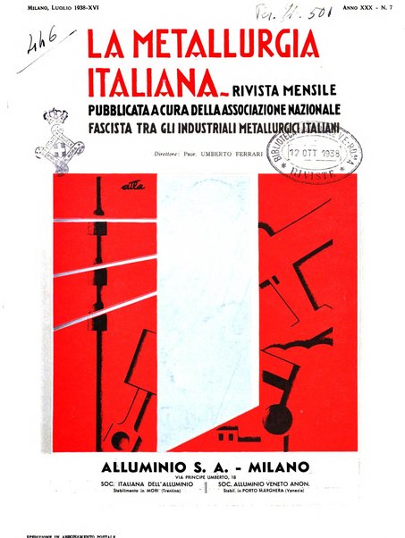 La metallurgia italiana rivista mensile