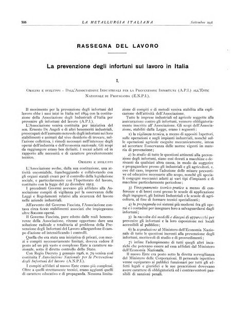 La metallurgia italiana rivista mensile