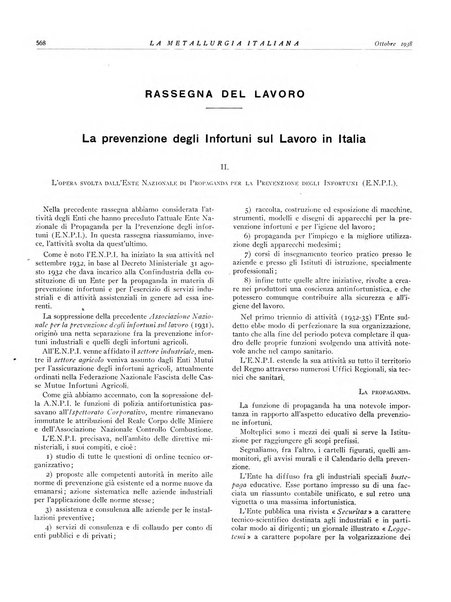 La metallurgia italiana rivista mensile