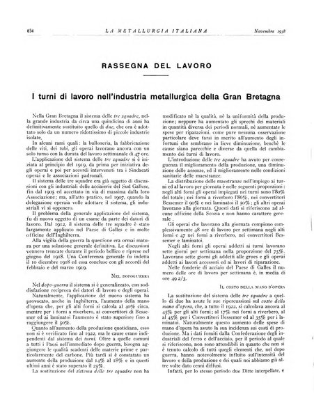 La metallurgia italiana rivista mensile