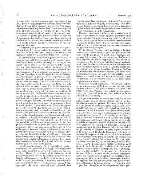 La metallurgia italiana rivista mensile