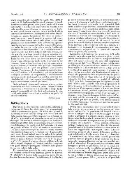 La metallurgia italiana rivista mensile