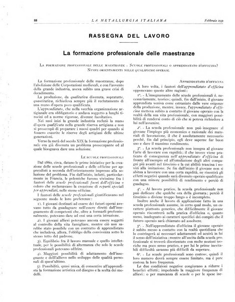 La metallurgia italiana rivista mensile