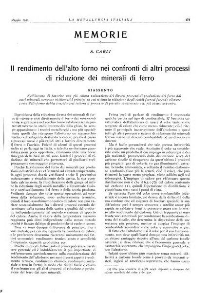 La metallurgia italiana rivista mensile