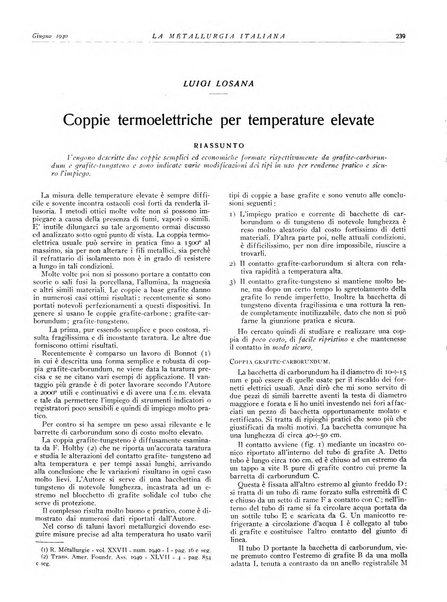 La metallurgia italiana rivista mensile