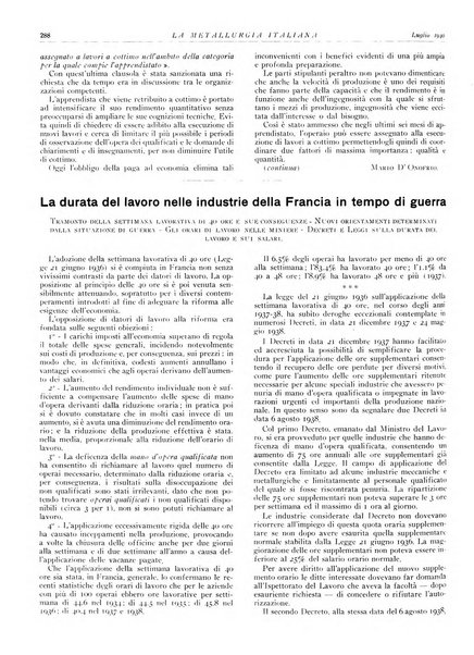 La metallurgia italiana rivista mensile