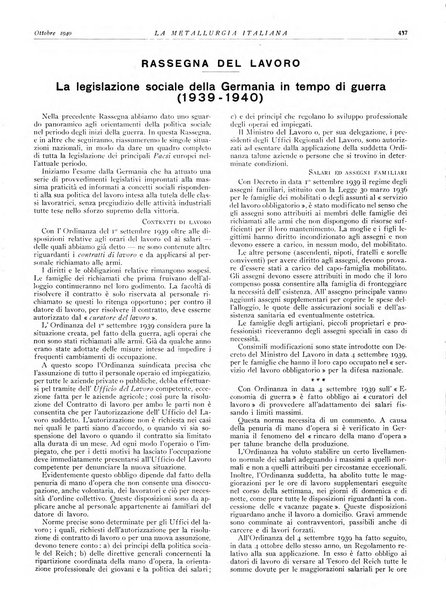 La metallurgia italiana rivista mensile