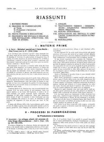 La metallurgia italiana rivista mensile