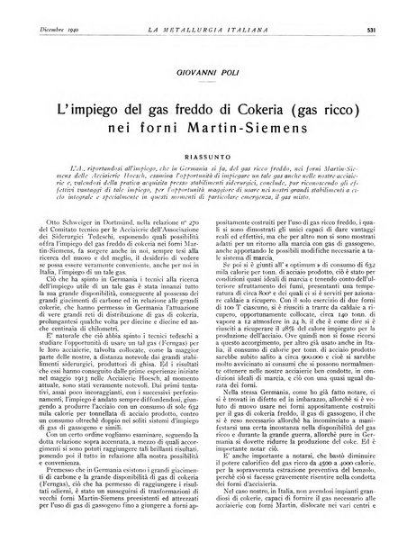 La metallurgia italiana rivista mensile