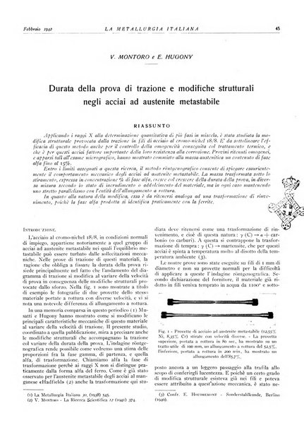 La metallurgia italiana rivista mensile