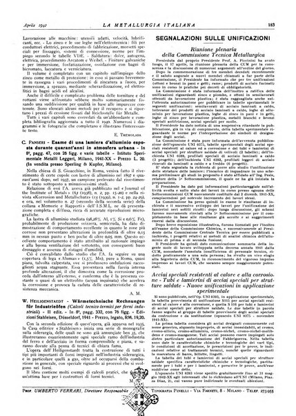 La metallurgia italiana rivista mensile