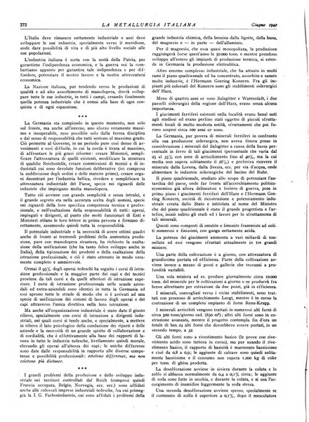 La metallurgia italiana rivista mensile