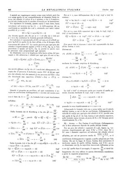 La metallurgia italiana rivista mensile