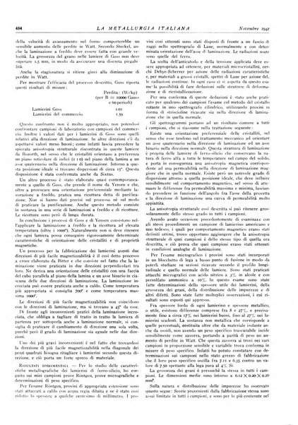 La metallurgia italiana rivista mensile