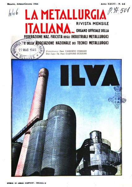 La metallurgia italiana rivista mensile