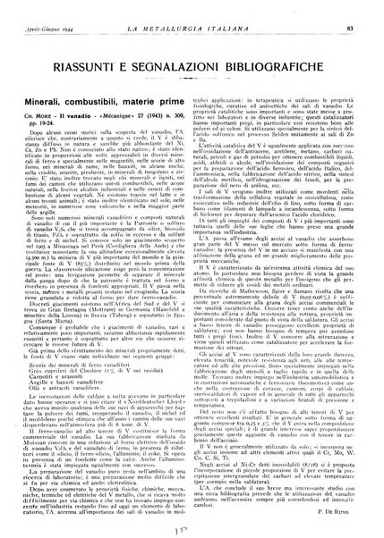 La metallurgia italiana rivista mensile