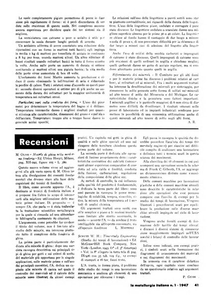 La metallurgia italiana rivista mensile