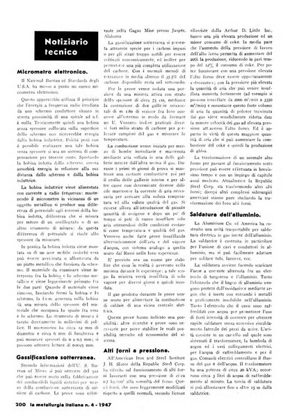 La metallurgia italiana rivista mensile