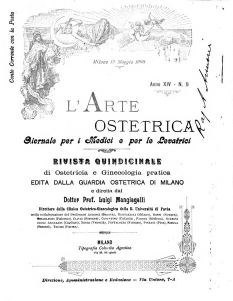 Arte ostetrica giornale per i medici e per le levatrici