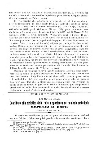 Arte ostetrica giornale per i medici e per le levatrici