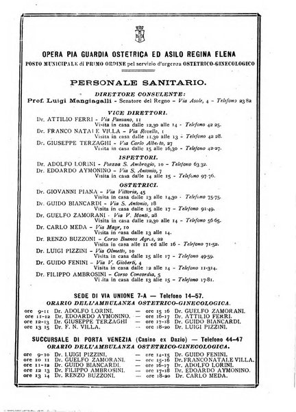 Arte ostetrica giornale per i medici e per le levatrici