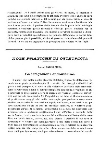 Arte ostetrica giornale per i medici e per le levatrici